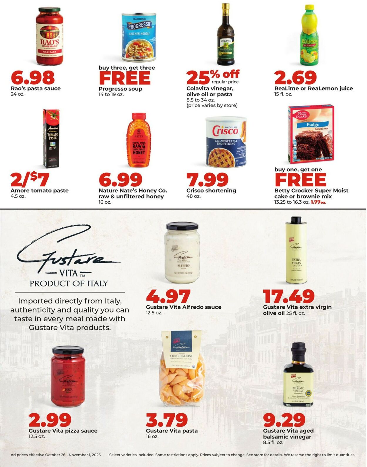 Catalogue HyVee from 10/26/2026