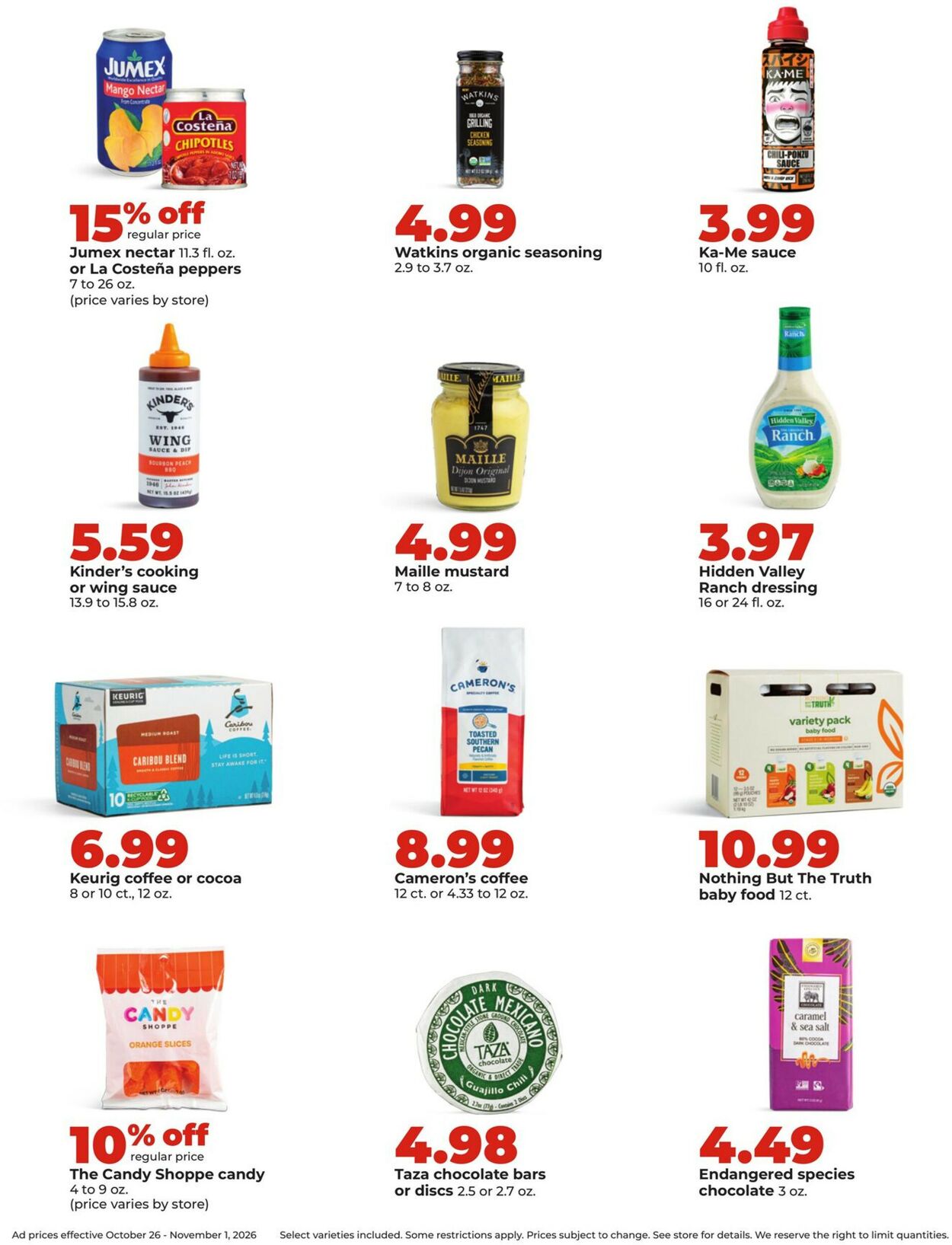 Catalogue HyVee from 10/26/2026