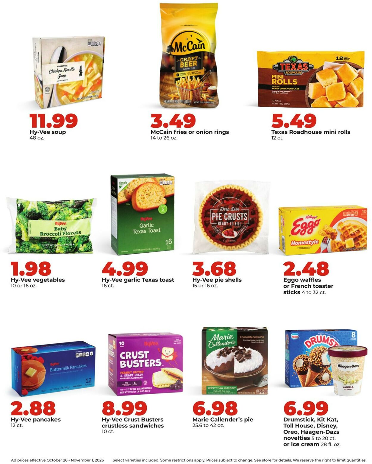 Catalogue HyVee from 10/26/2026