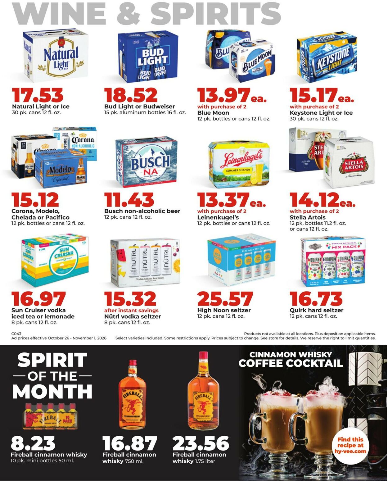Catalogue HyVee from 10/26/2026