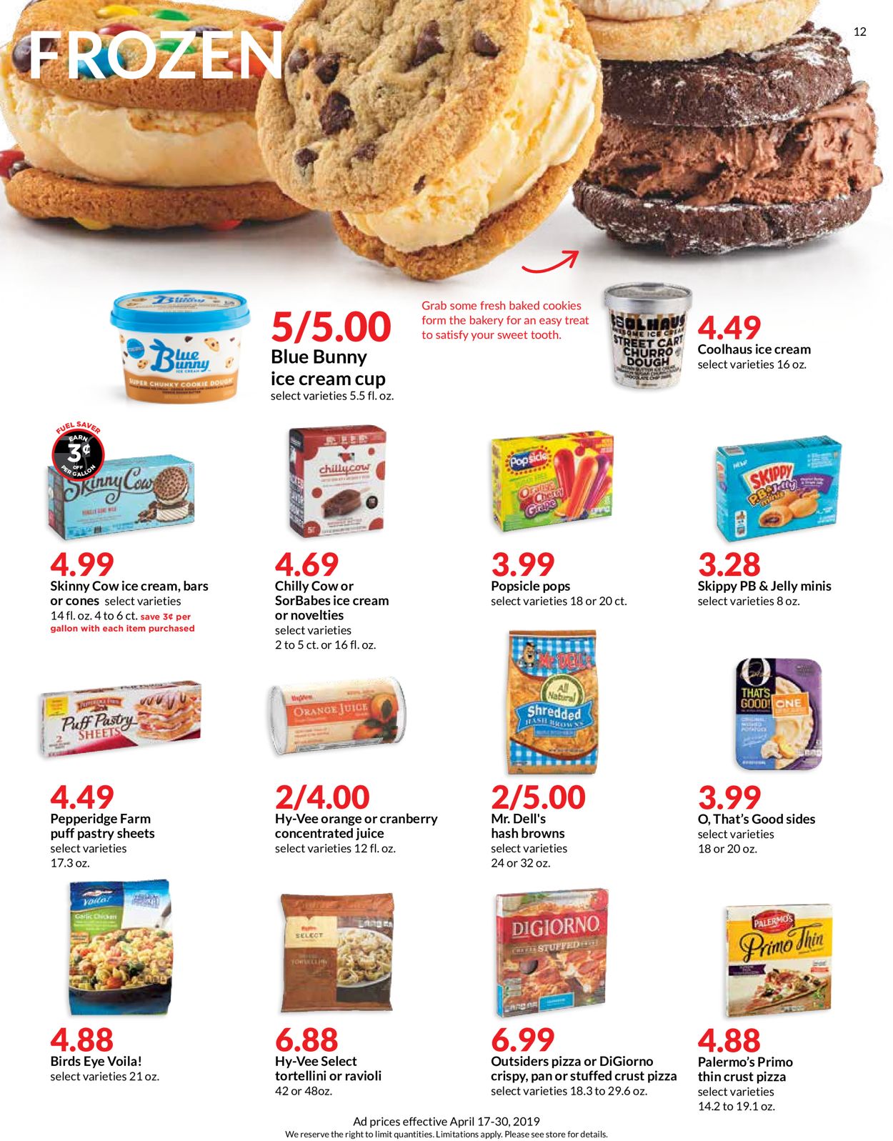 Catalogue HyVee from 04/17/2019