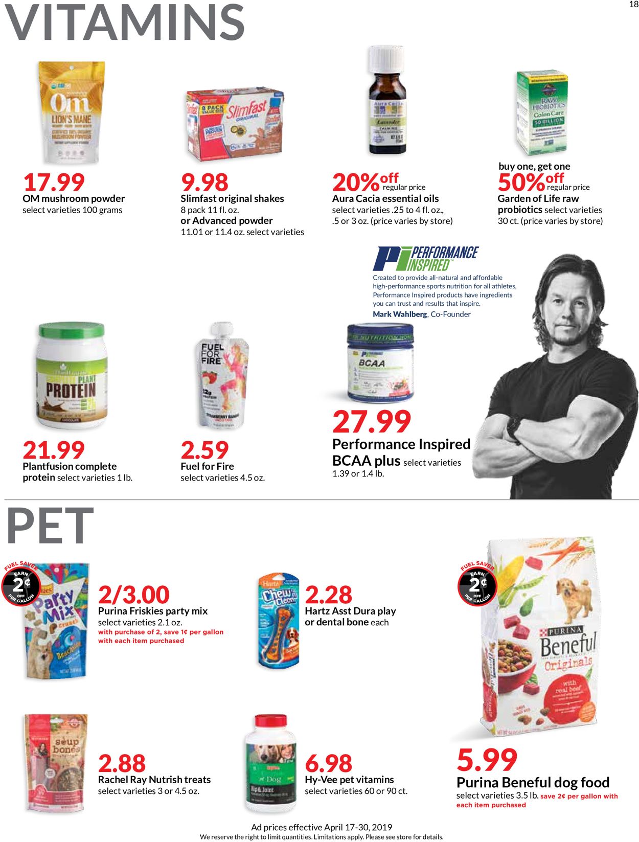 Catalogue HyVee from 04/17/2019