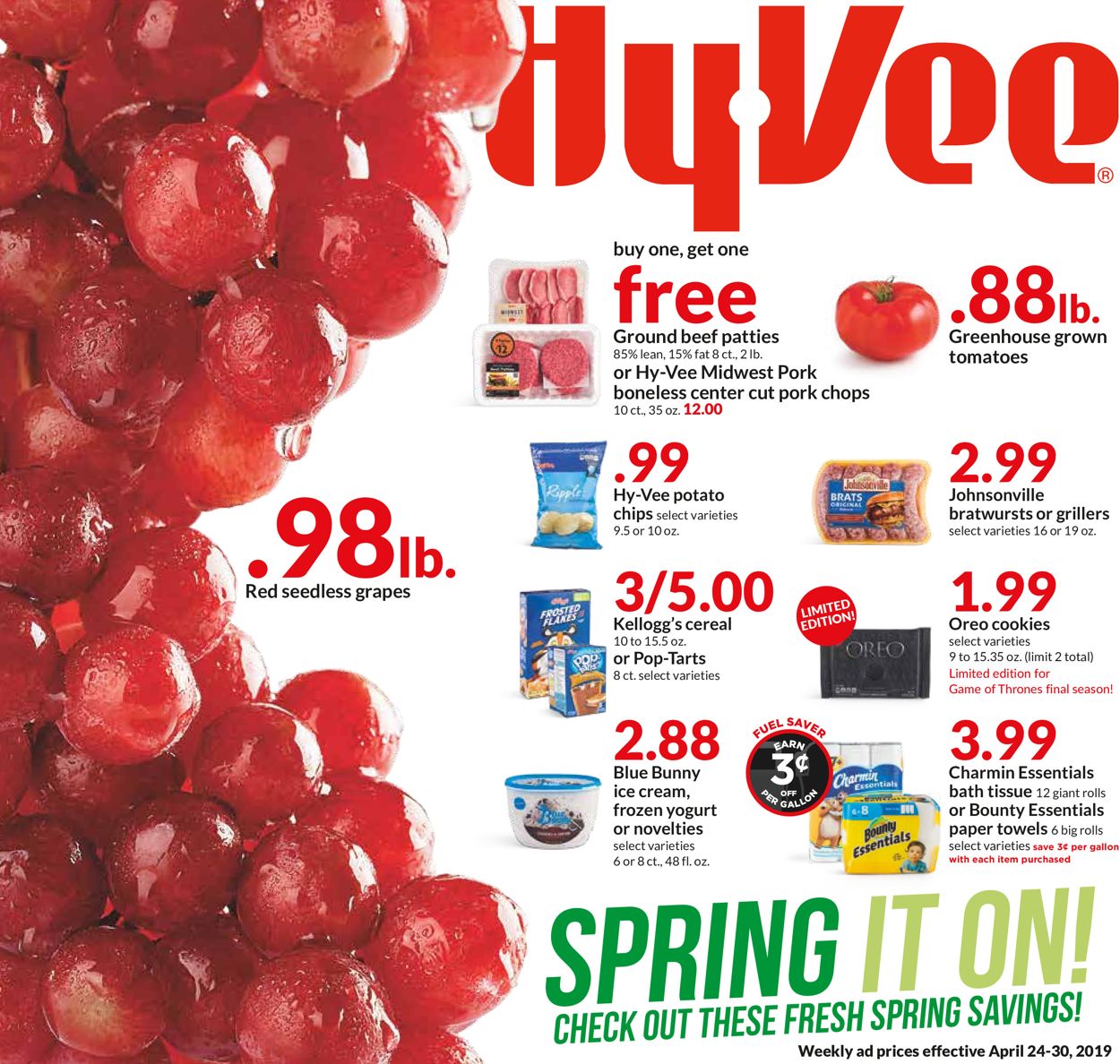 Catalogue HyVee from 04/24/2019