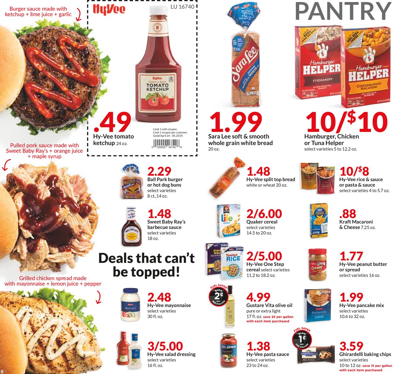 Catalogue HyVee from 04/24/2019