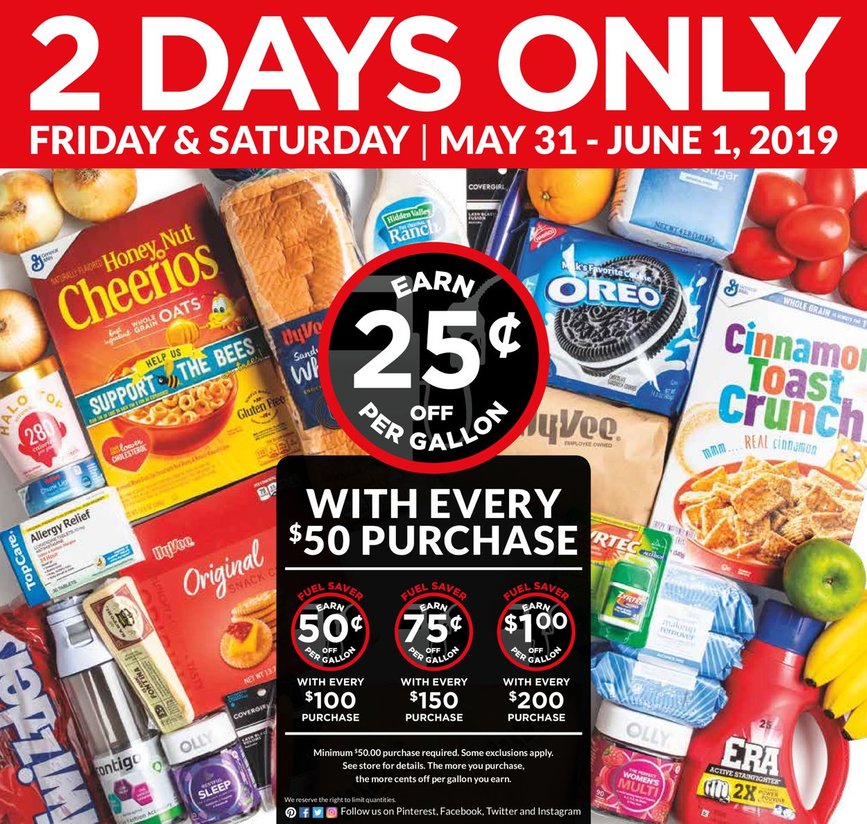 Valid 05/31 - 06/01/2019 Check the current HyVee Weekly Ad and don’t miss t...