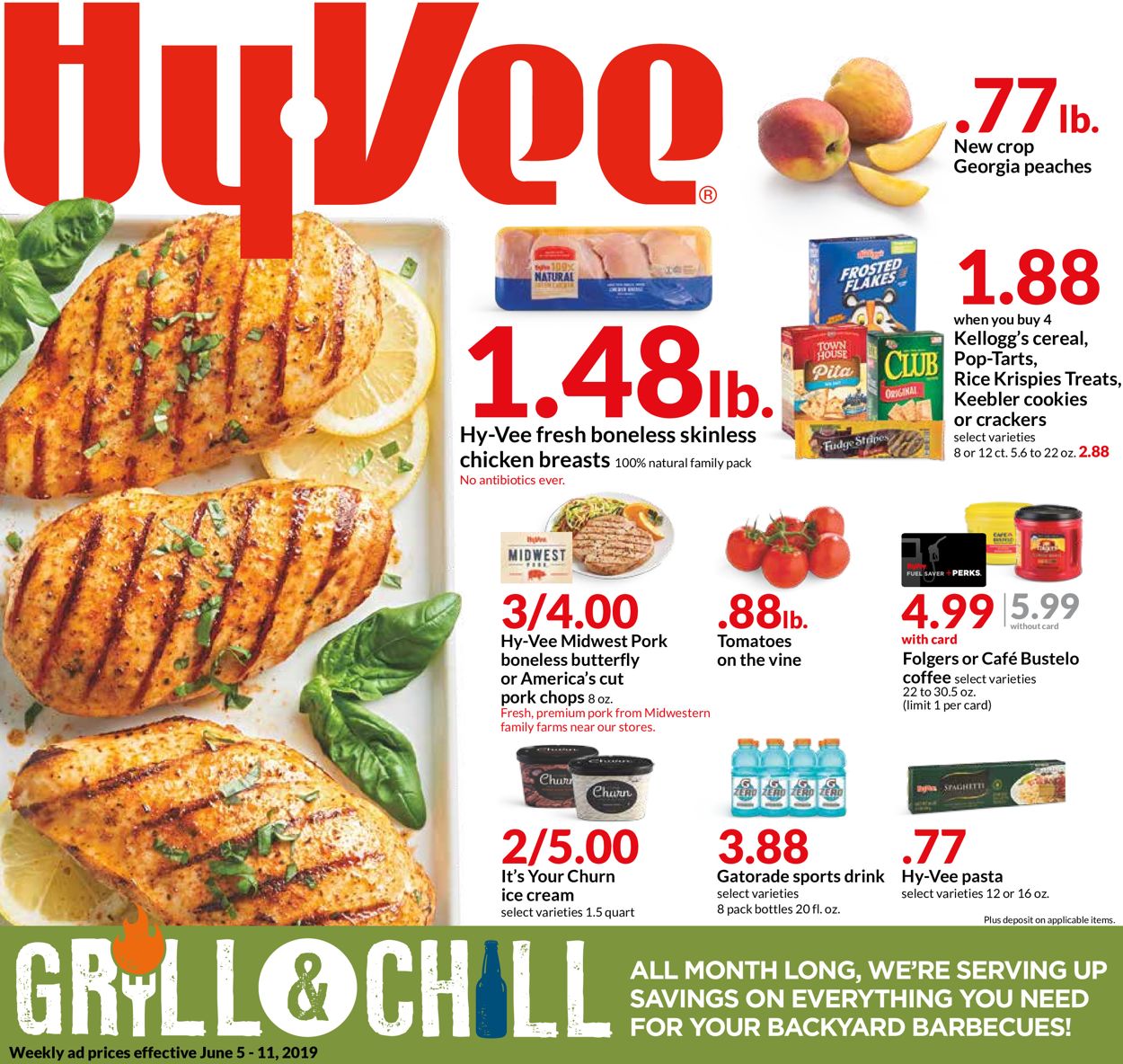 HyVee Current weekly ad 06/05 - 06/11/2019.