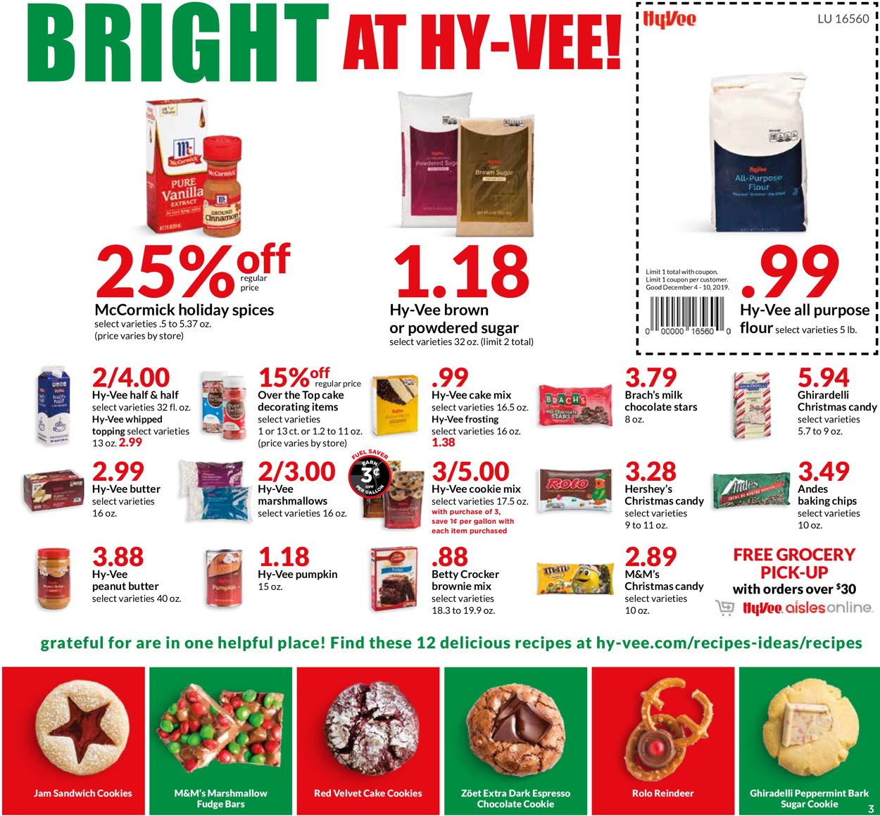 Catalogue HyVee - Holiday Ad 2019 from 12/04/2019