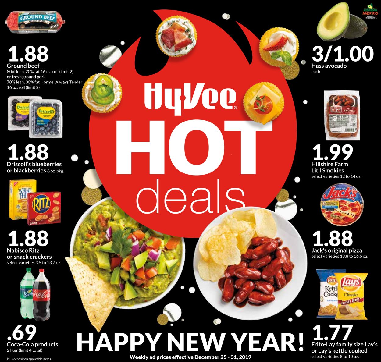 Catalogue HyVee - New Year's Ad 2019/2020 from 12/25/2019