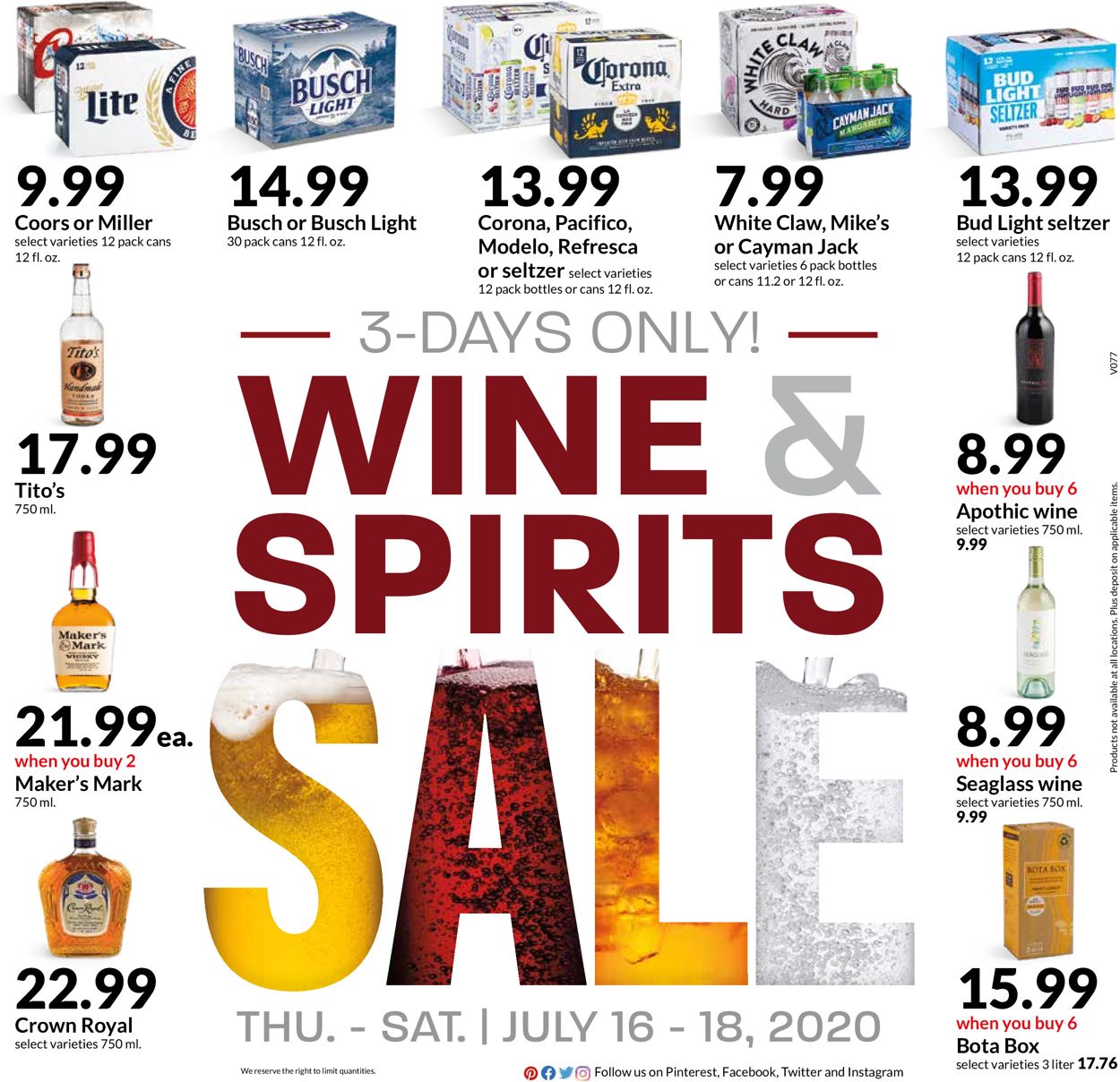 Catalogue HyVee from 07/16/2020