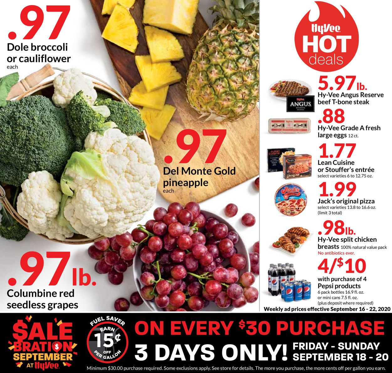 HyVee Current weekly ad 09/16 09/22/2020