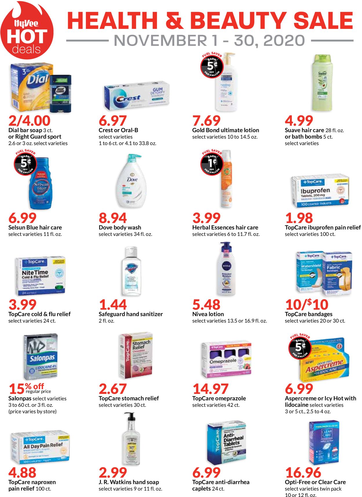 Catalogue HyVee from 11/01/2020