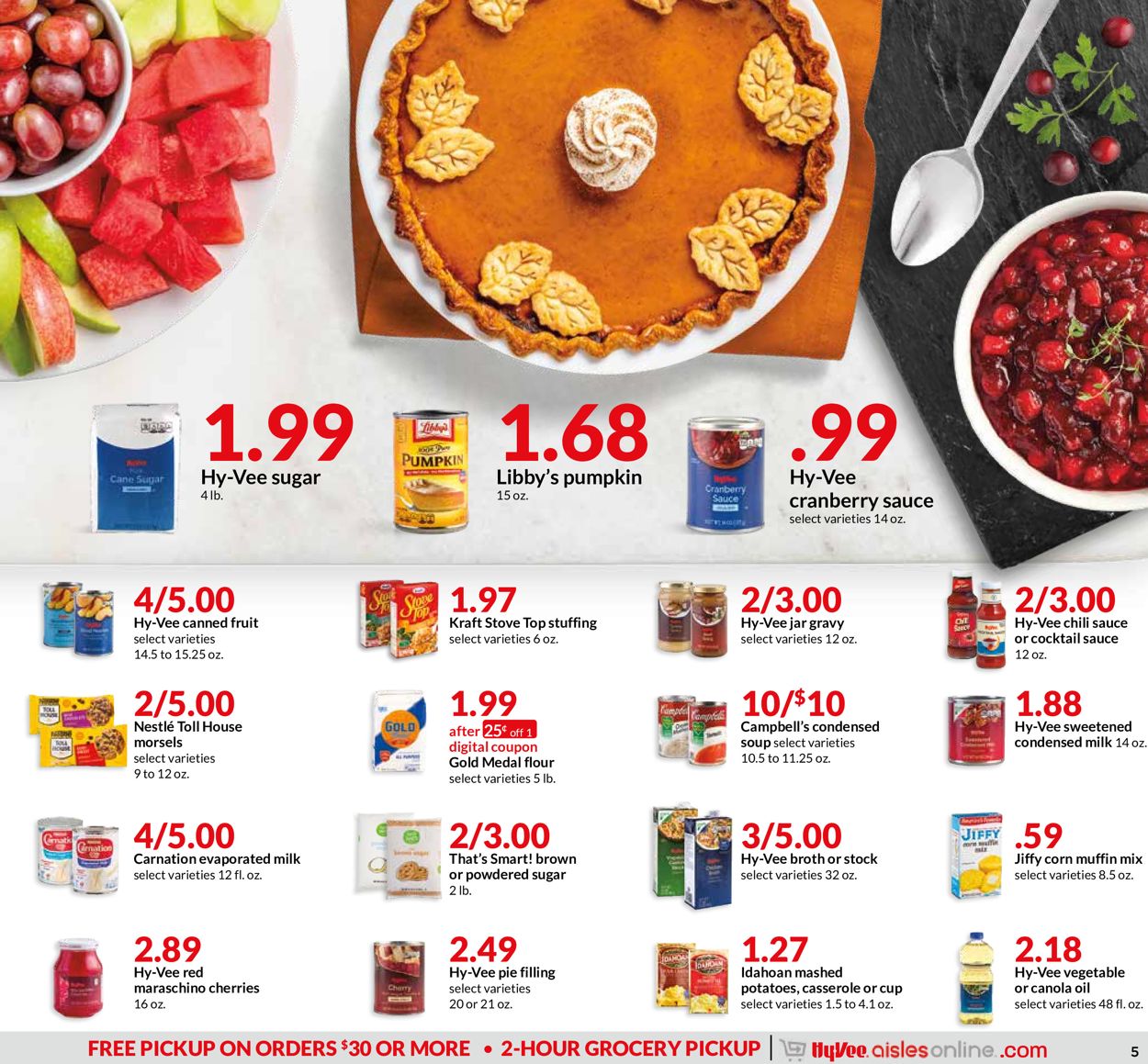 Catalogue HyVee Thanksgiving 2020 from 11/18/2020