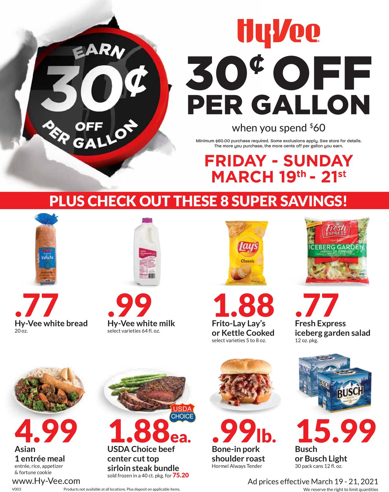 Catalogue HyVee from 03/19/2021