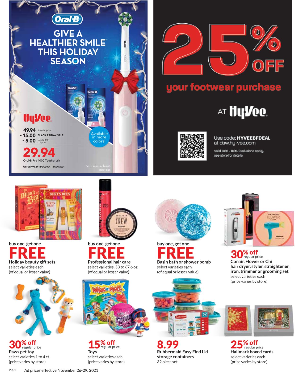 Catalogue HyVee BLACK WEEKEND 2021 from 11/26/2021