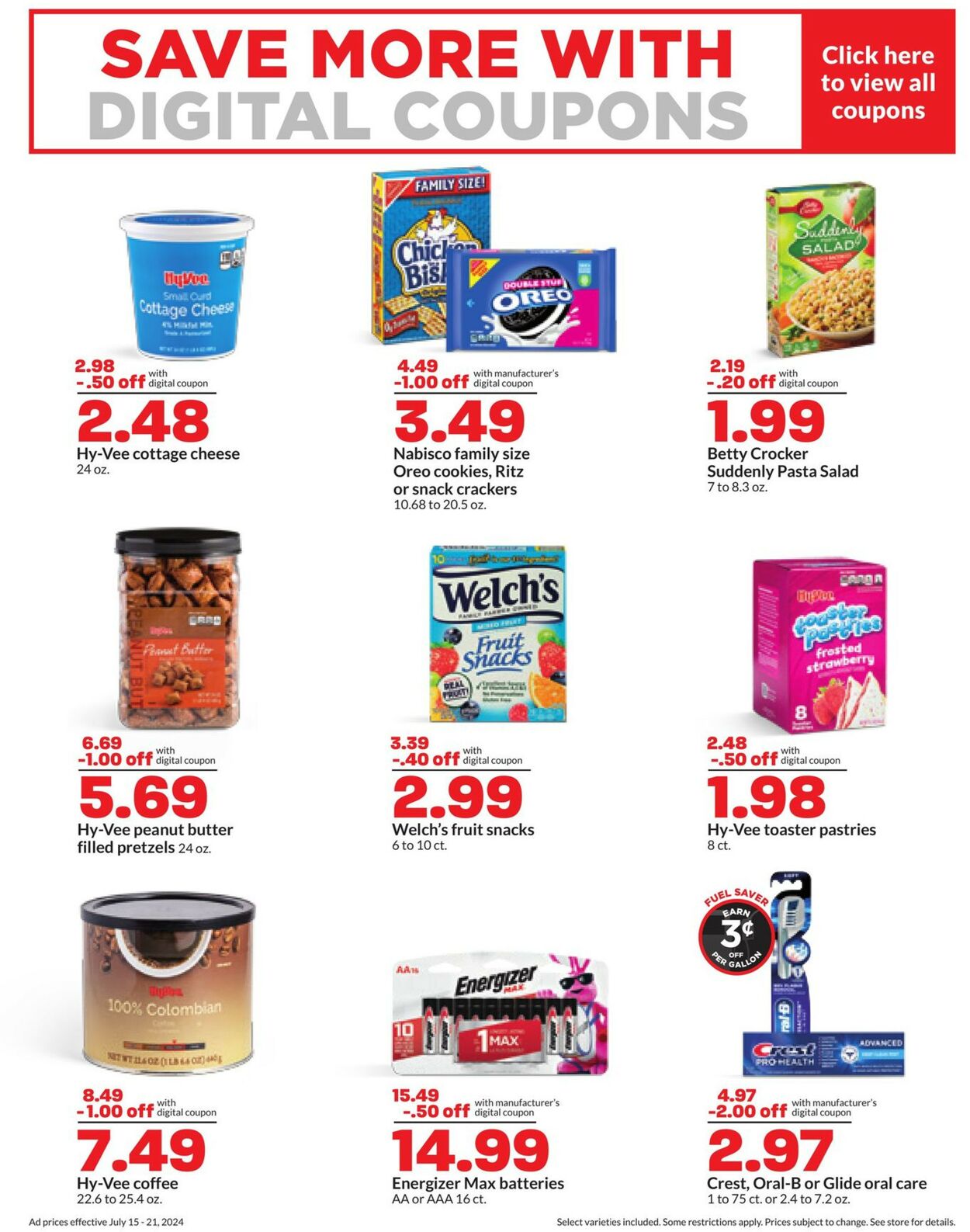 Catalogue HyVee from 07/15/2024