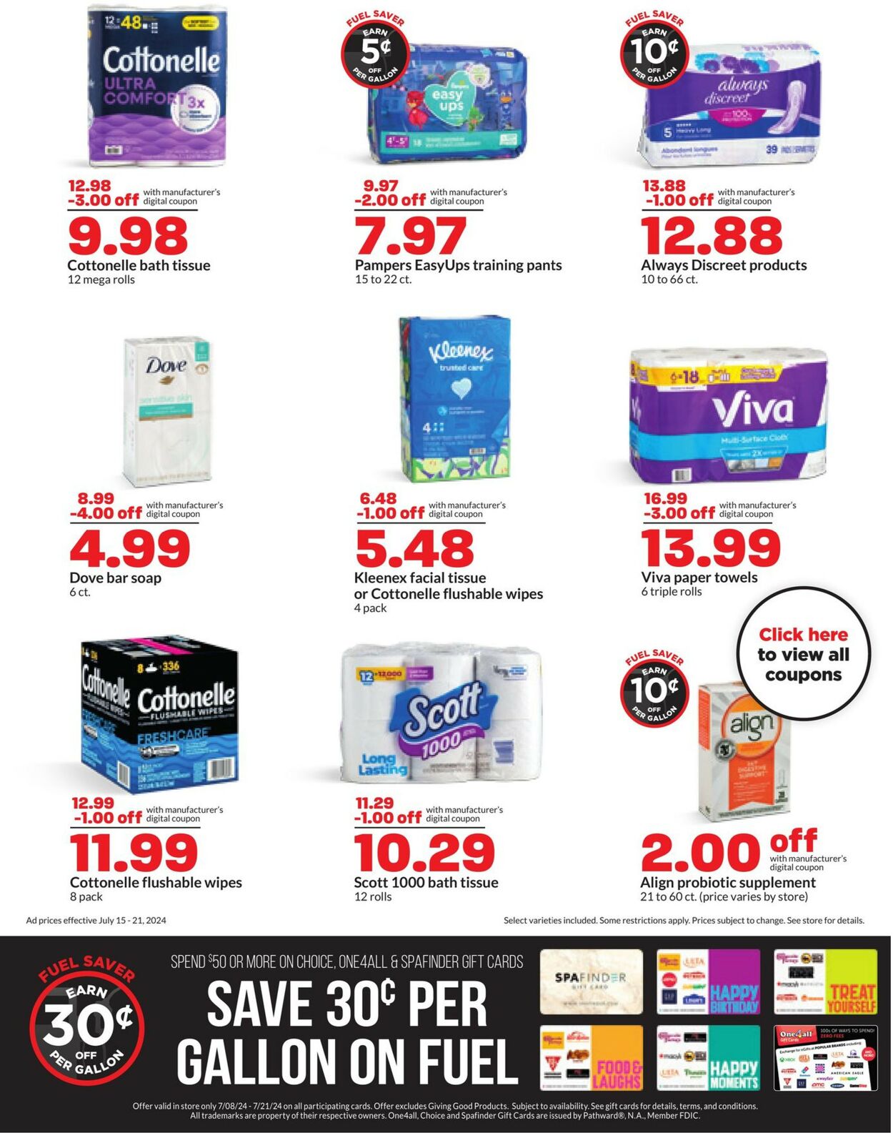 Catalogue HyVee from 07/15/2024