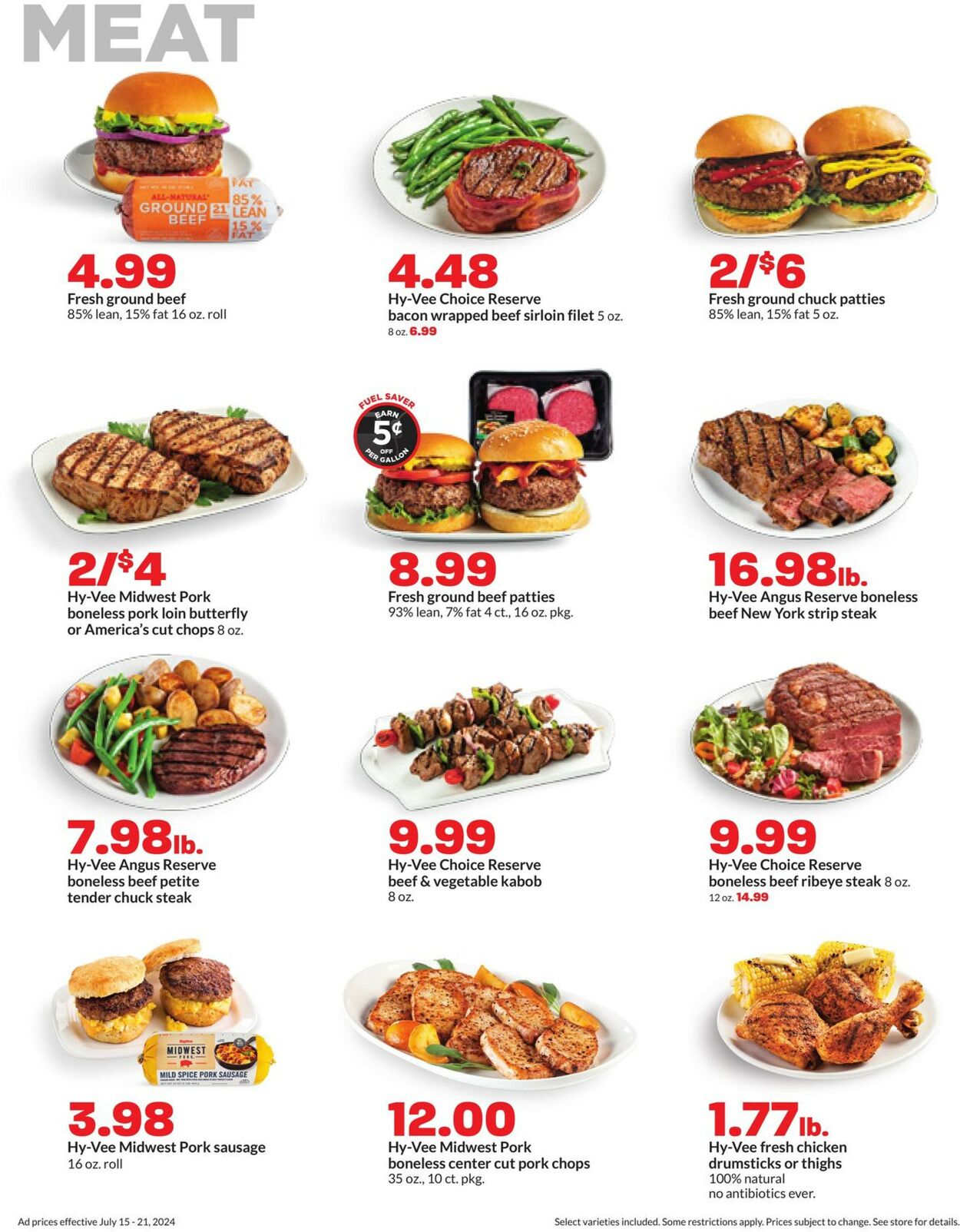 Catalogue HyVee from 07/15/2024