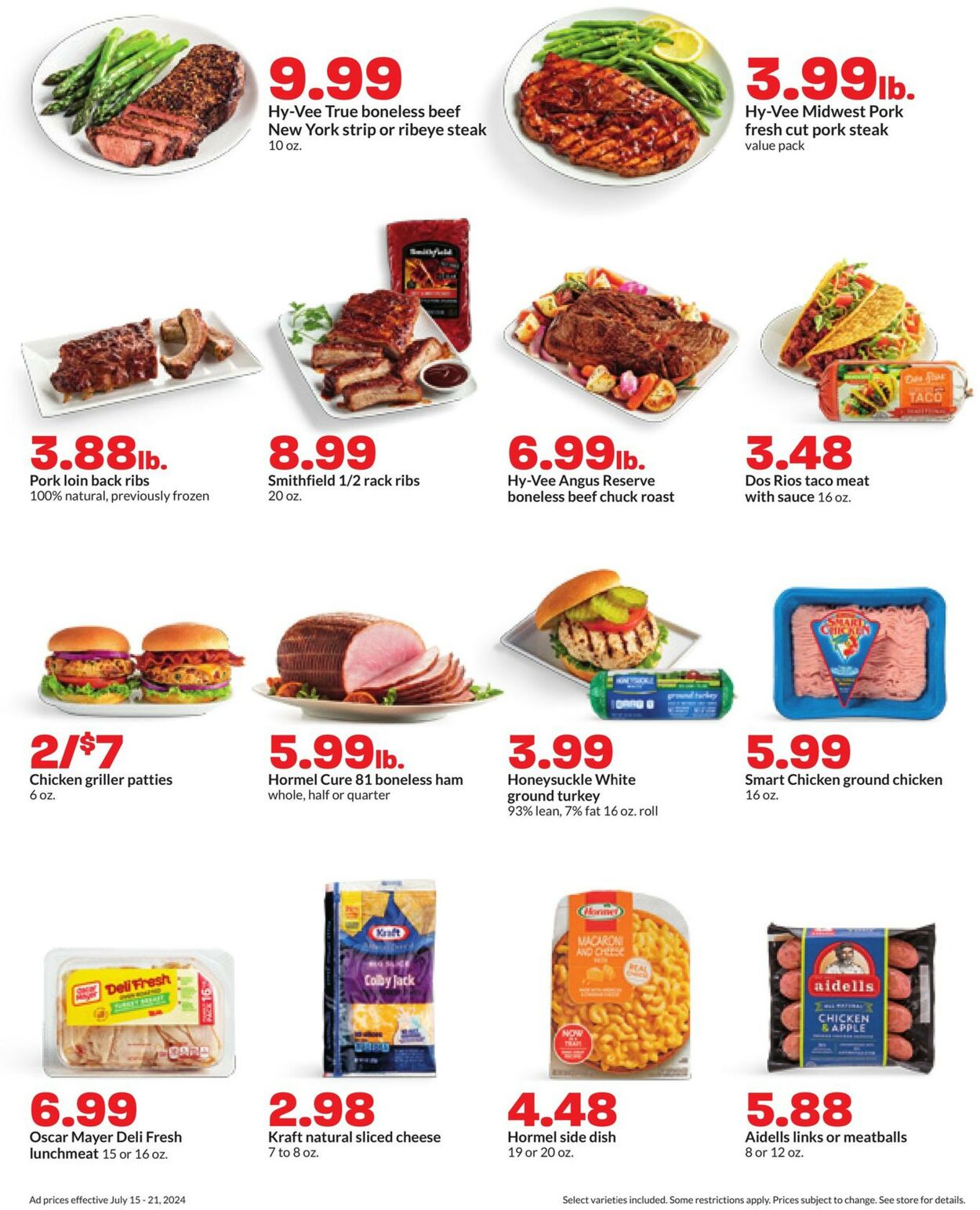 Catalogue HyVee from 07/15/2024