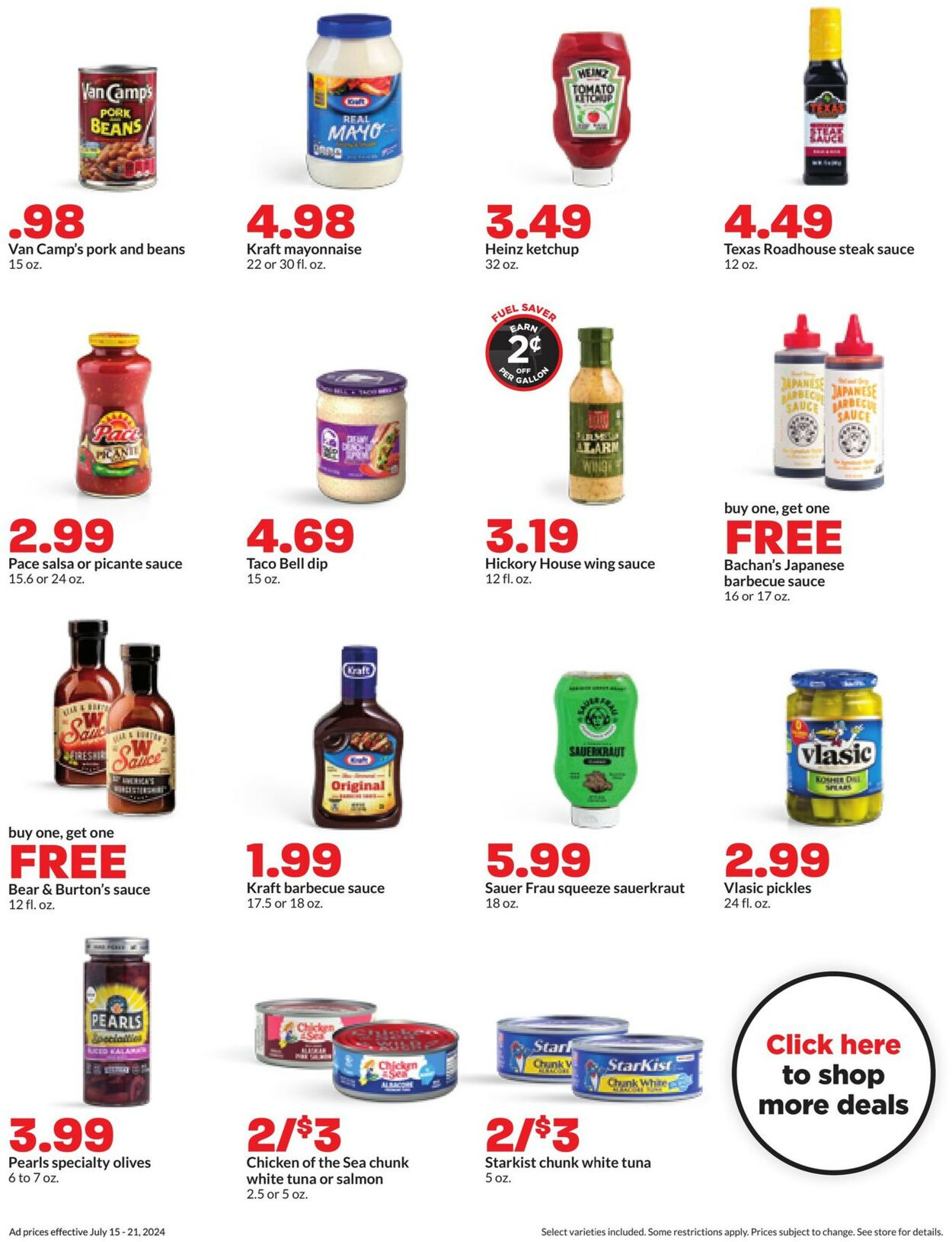 Catalogue HyVee from 07/15/2024