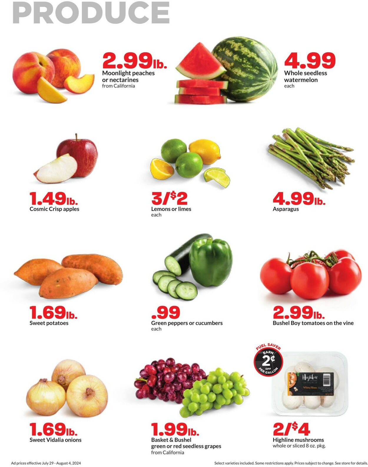 Catalogue HyVee from 07/29/2024