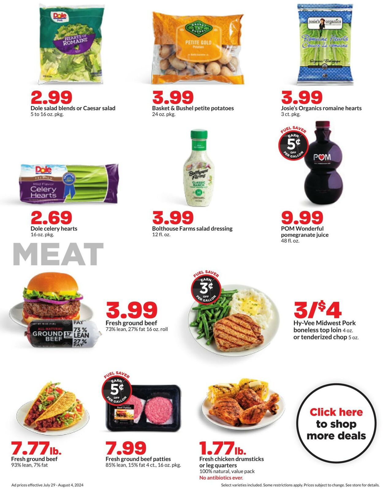 Catalogue HyVee from 07/29/2024