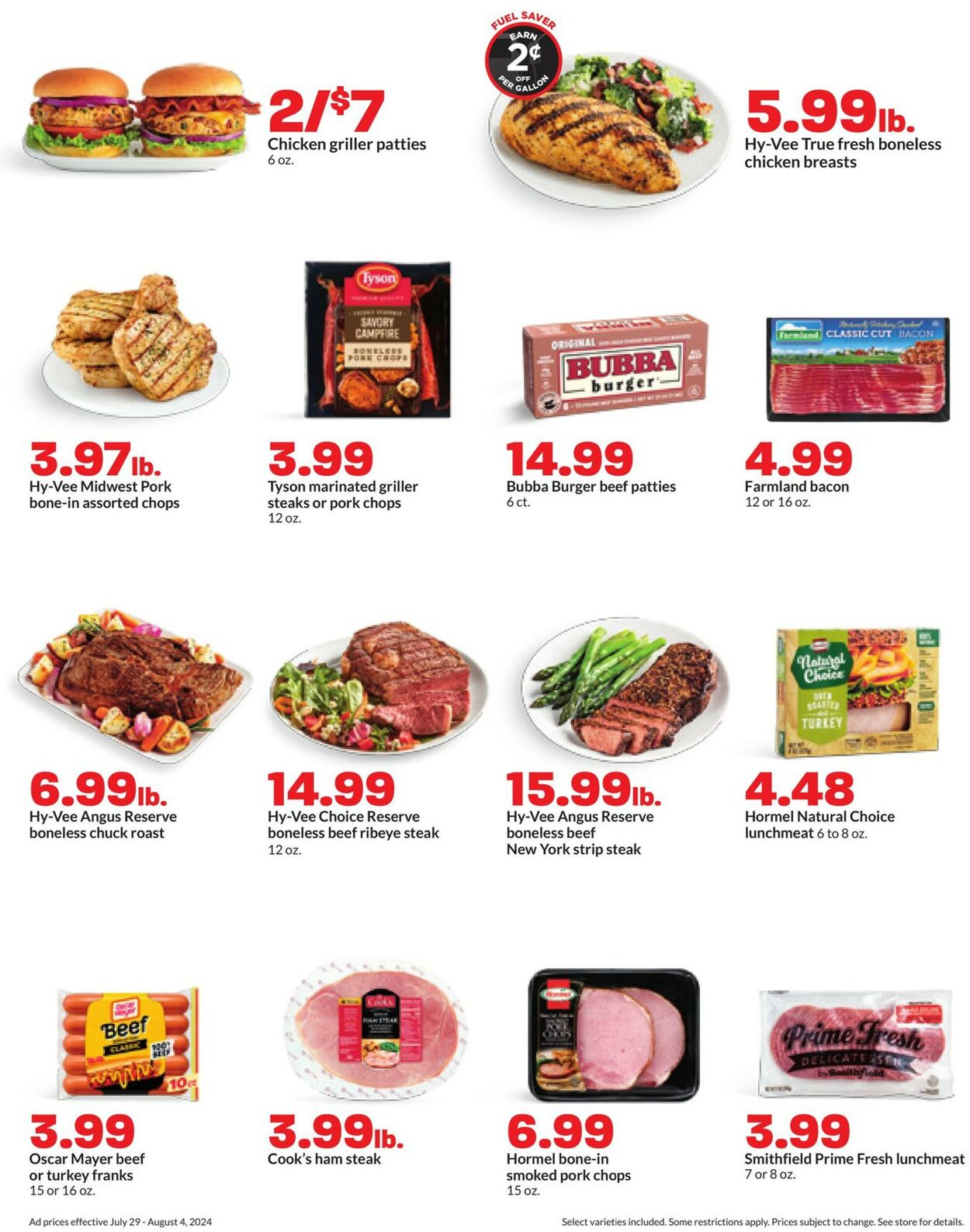 Catalogue HyVee from 07/29/2024