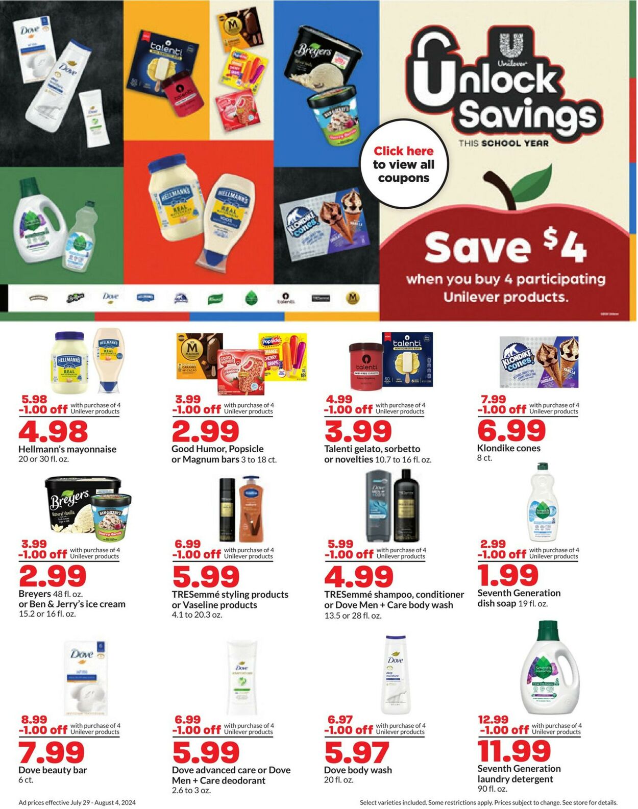 Catalogue HyVee from 07/29/2024