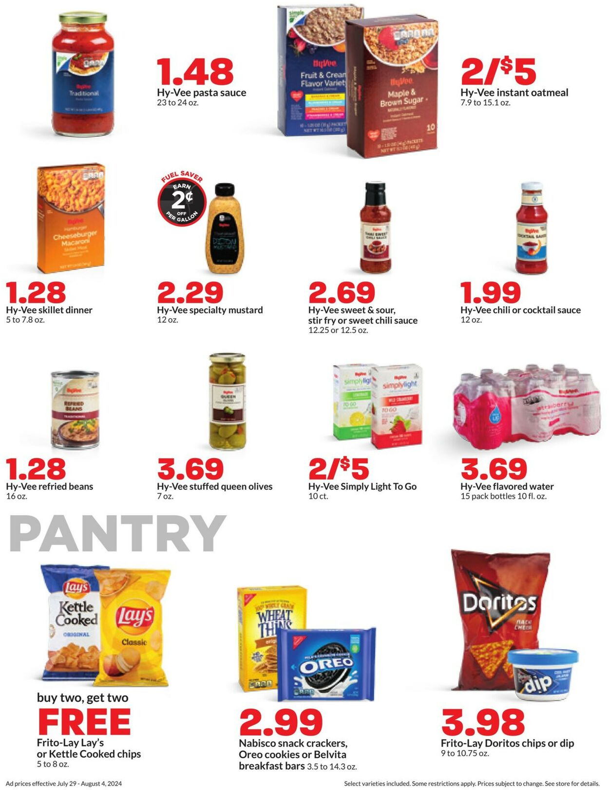 Catalogue HyVee from 07/29/2024