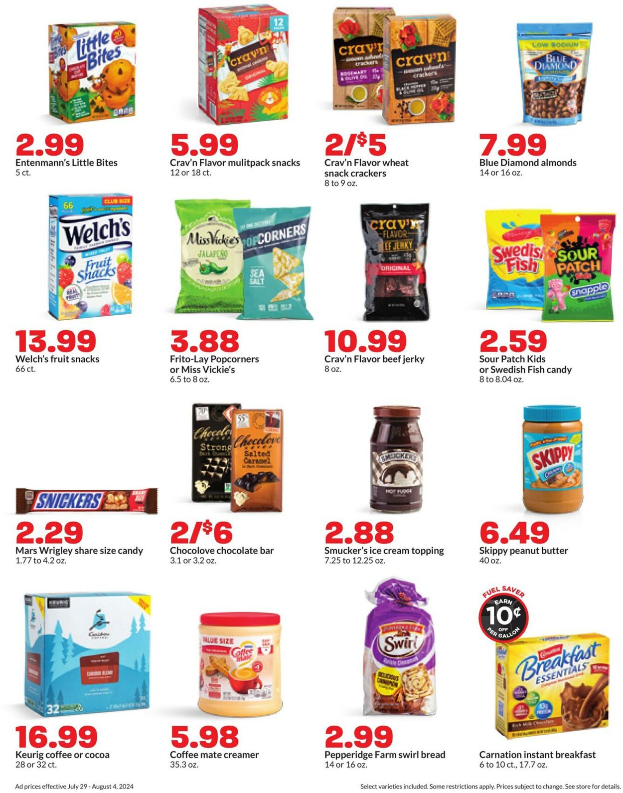 Catalogue HyVee from 07/29/2024