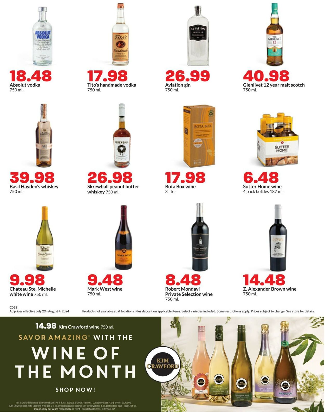 Catalogue HyVee from 07/29/2024