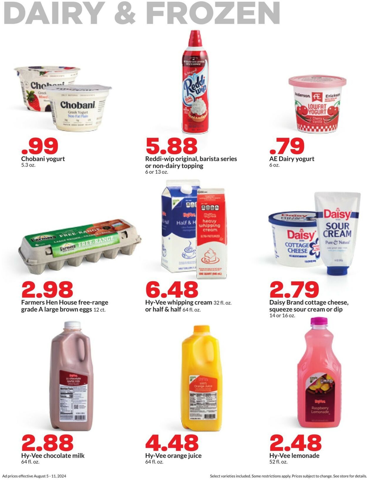 Catalogue HyVee from 08/05/2024