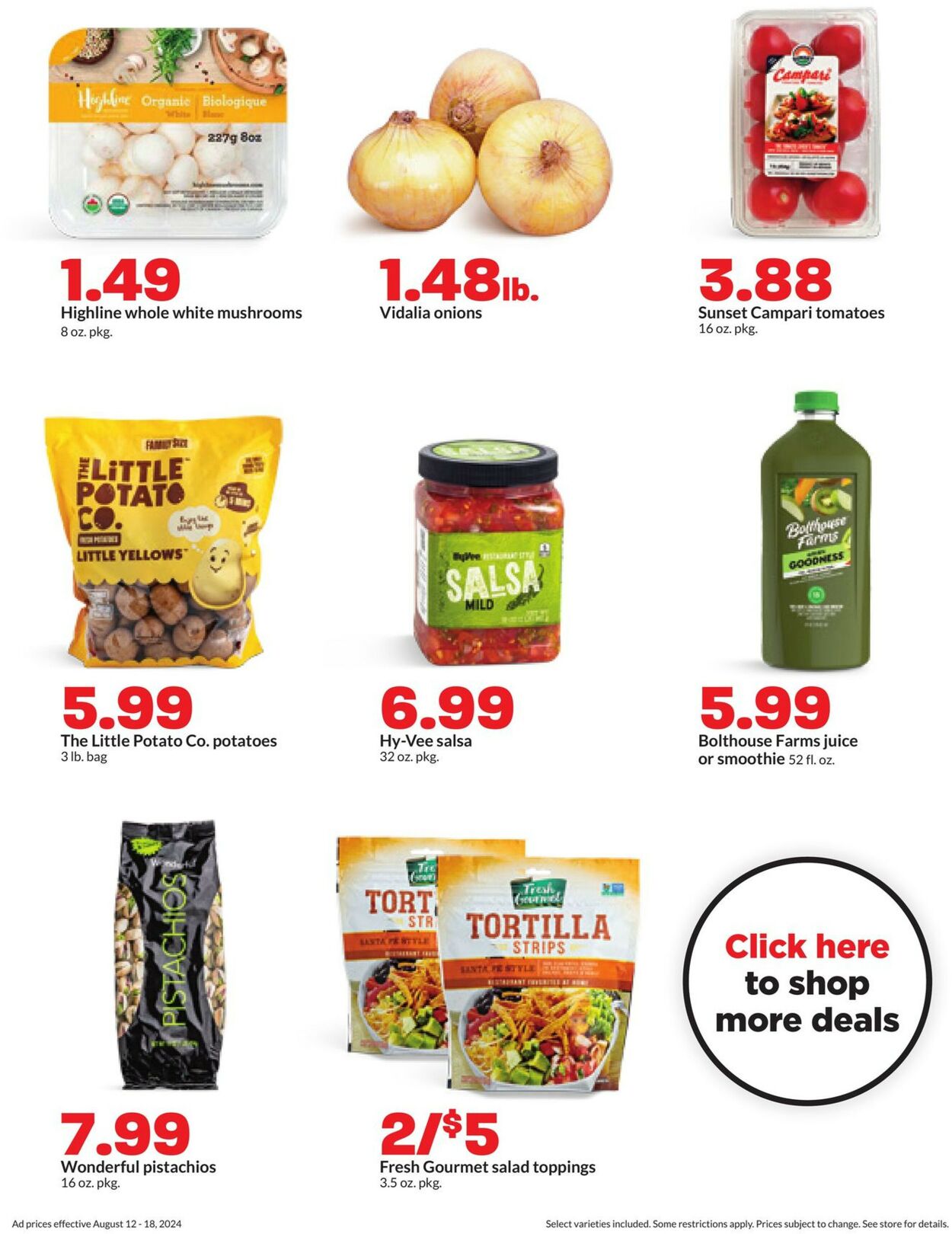 Catalogue HyVee from 08/12/2024