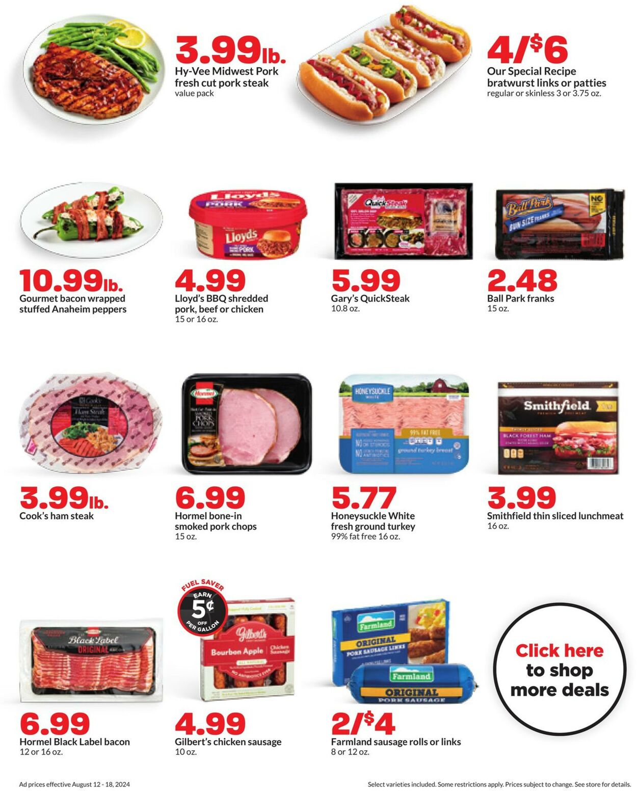 Catalogue HyVee from 08/12/2024