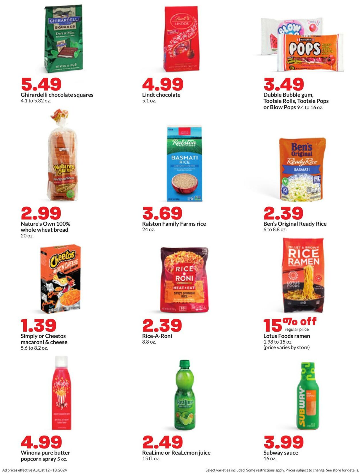 Catalogue HyVee from 08/12/2024