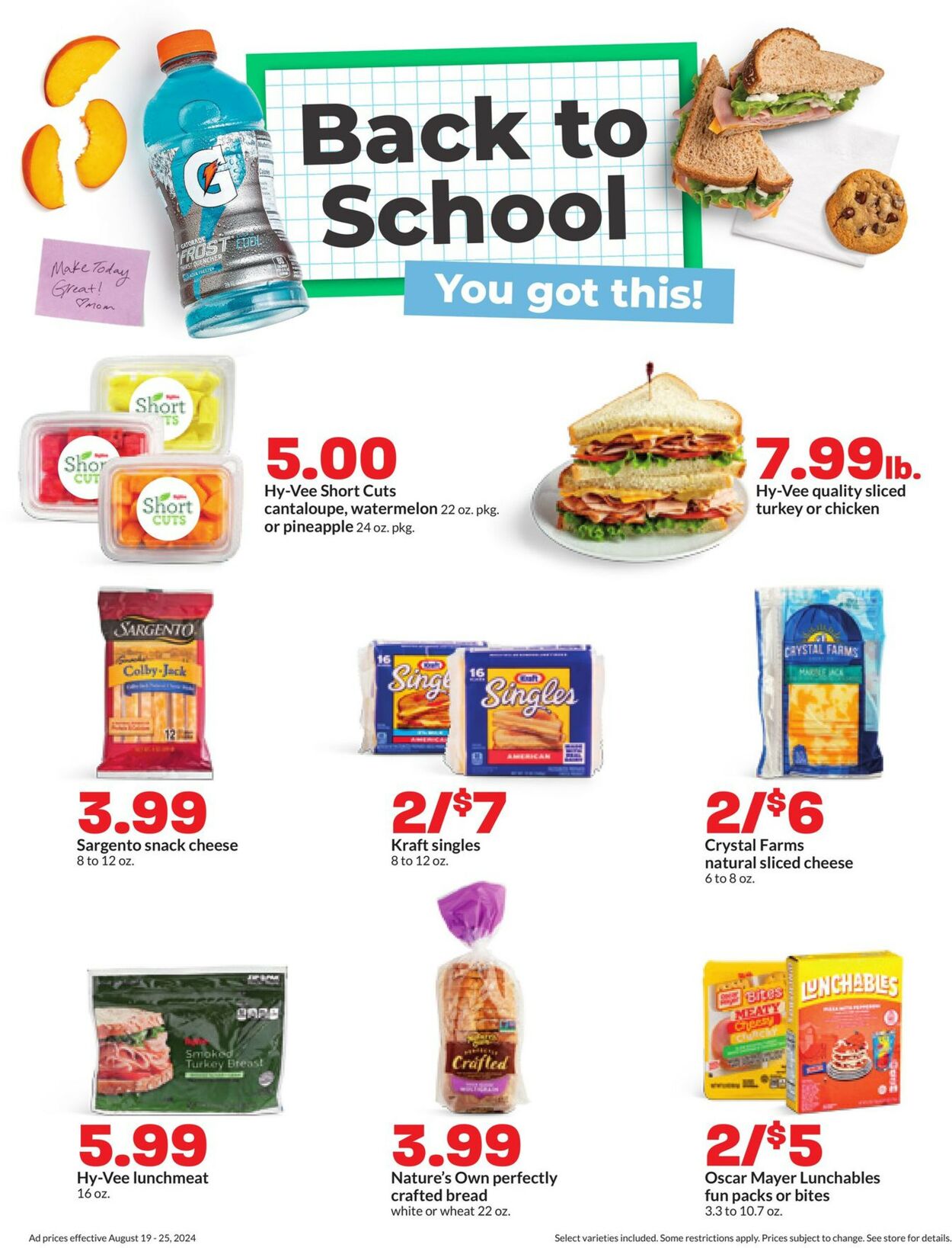 Catalogue HyVee from 08/19/2024