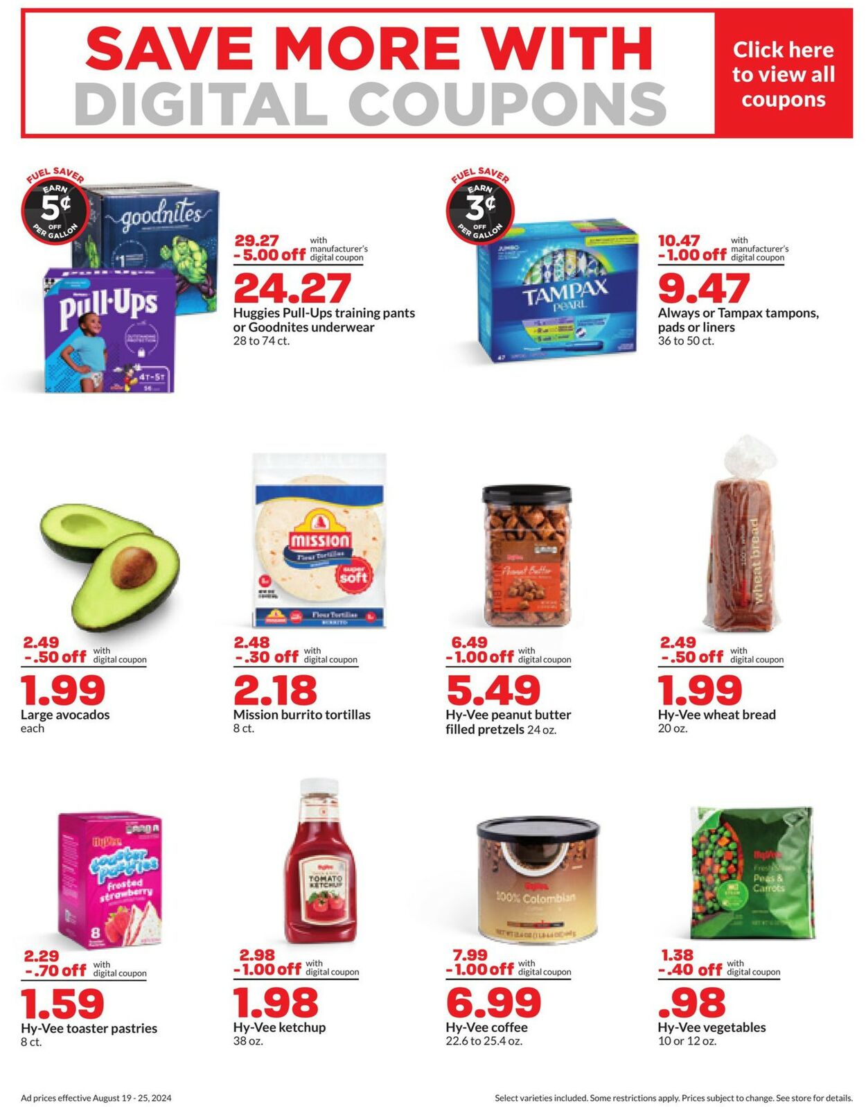 Catalogue HyVee from 08/19/2024