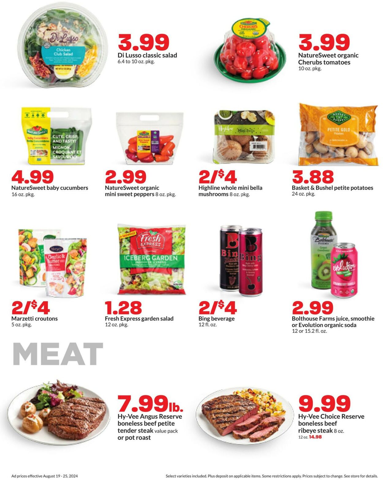 Catalogue HyVee from 08/19/2024