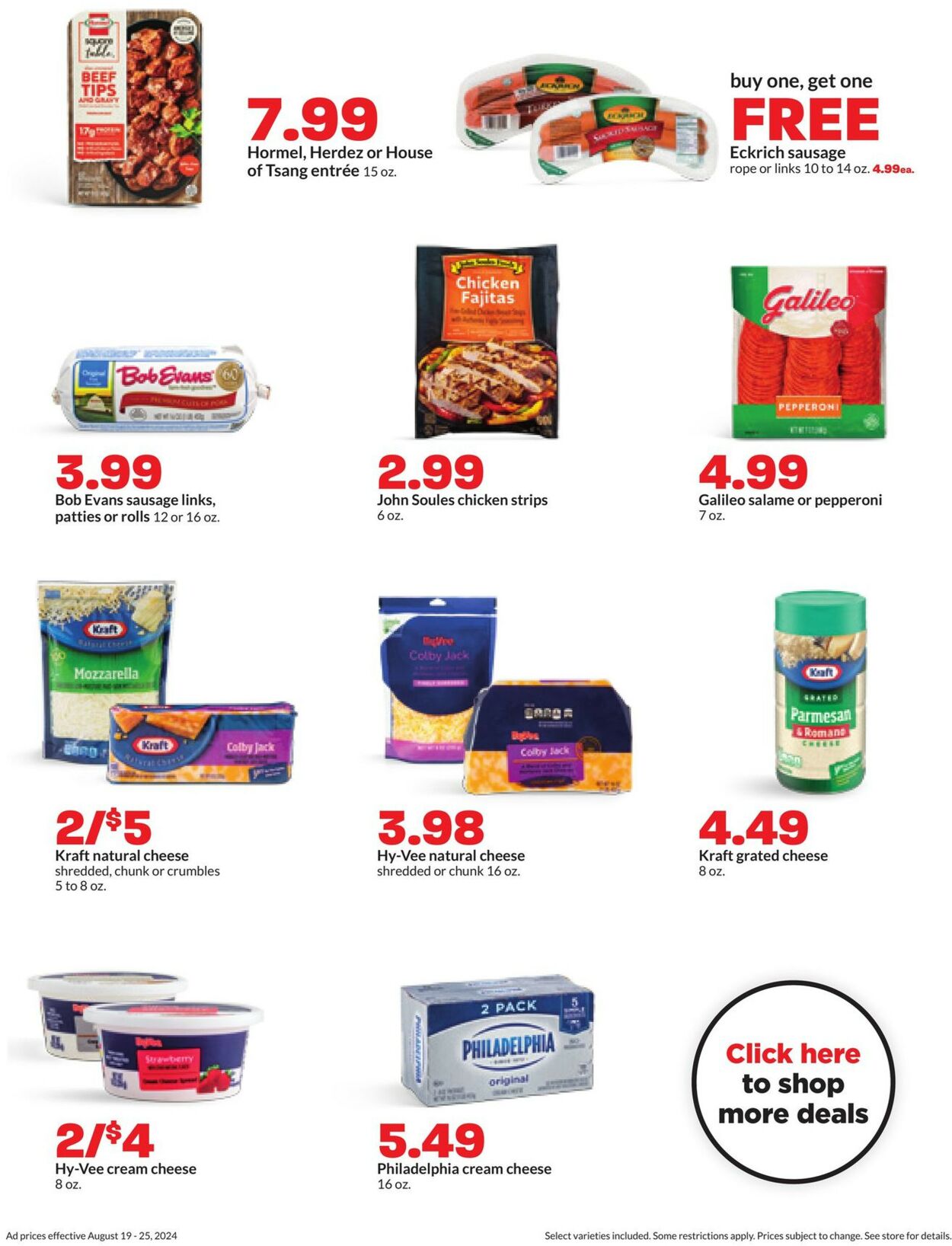 Catalogue HyVee from 08/19/2024