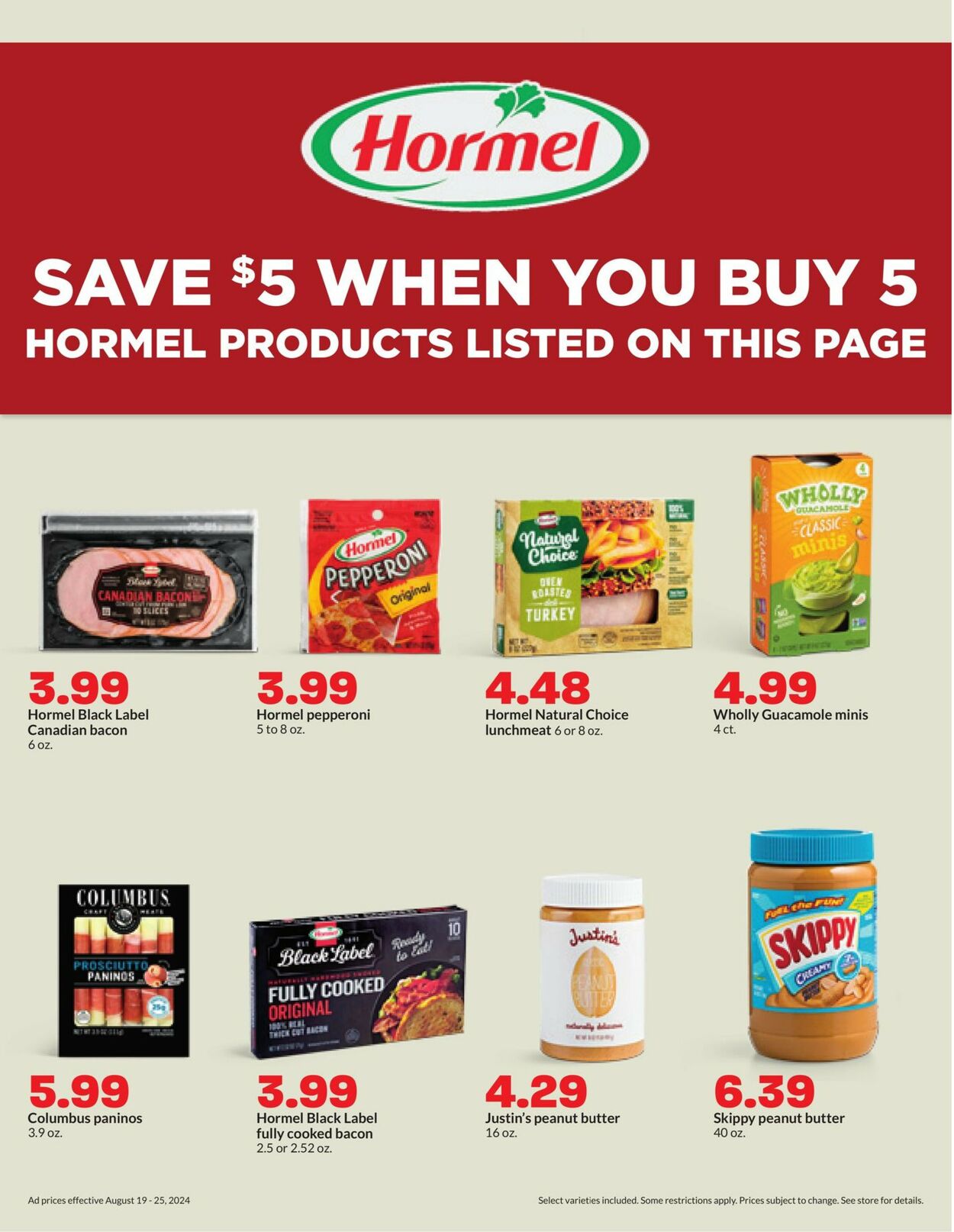 Catalogue HyVee from 08/19/2024