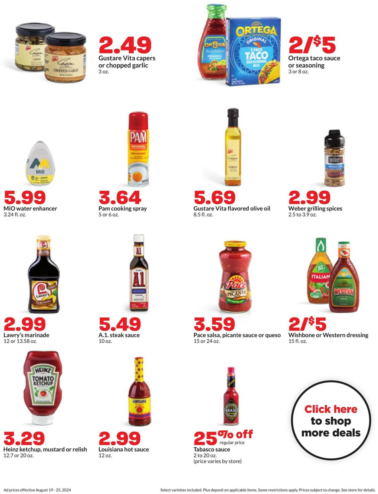 Catalogue HyVee from 08/19/2024