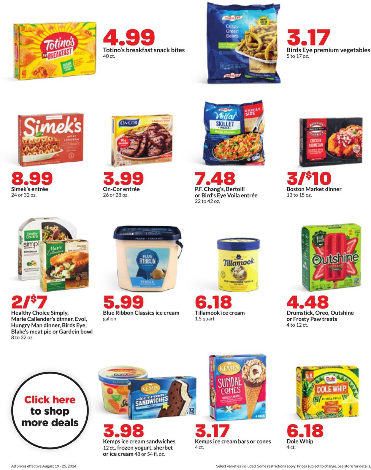 Catalogue HyVee from 08/19/2024