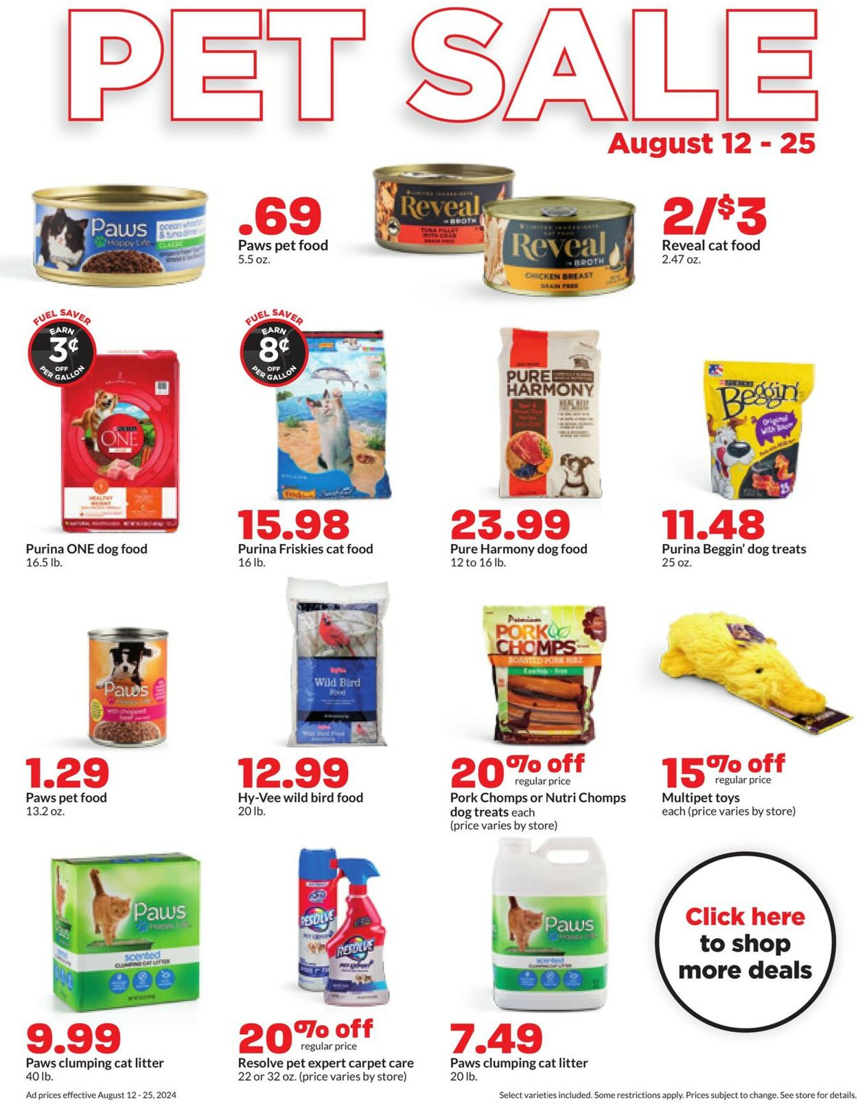 Catalogue HyVee from 08/19/2024