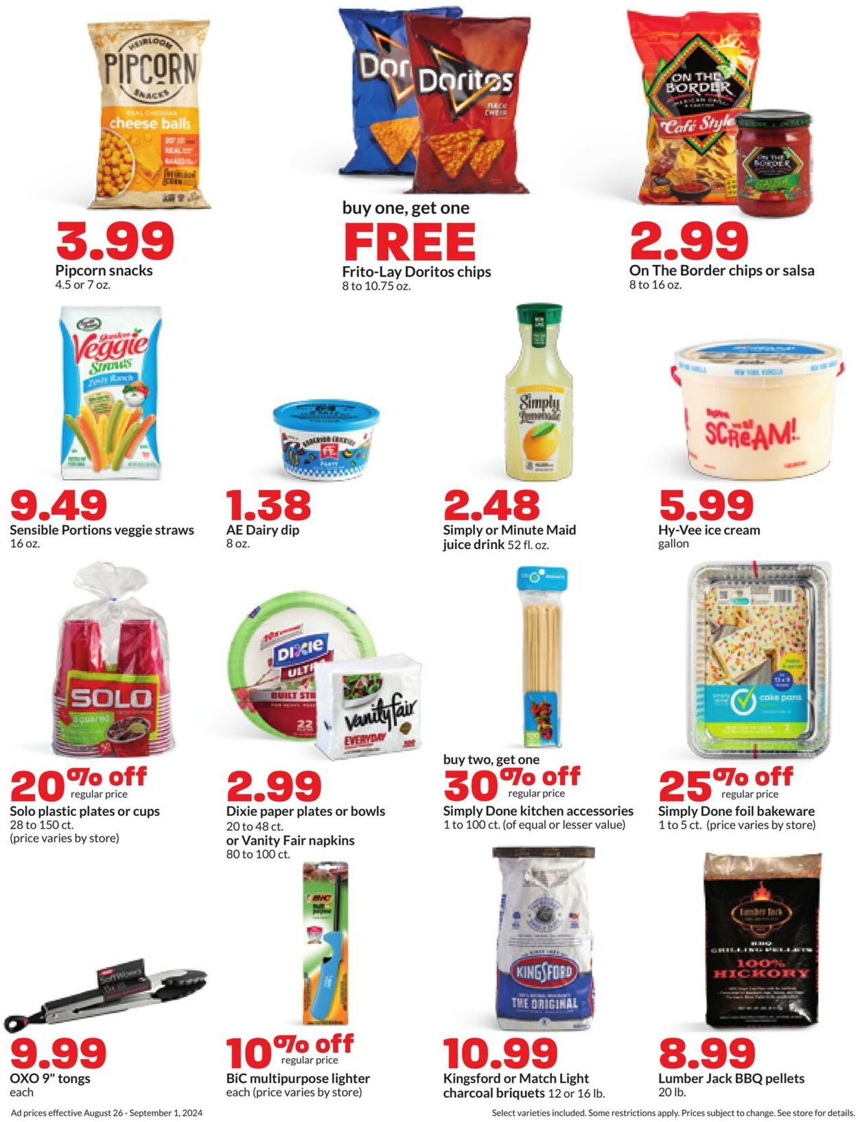 Catalogue HyVee from 08/26/2024