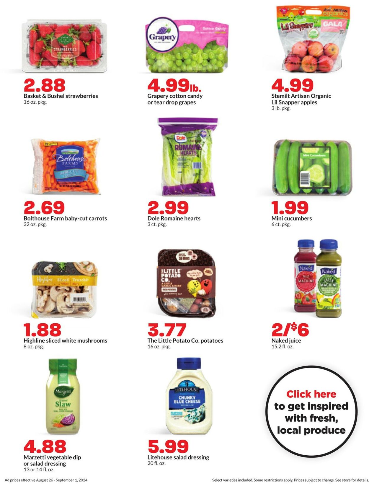 Catalogue HyVee from 08/26/2024