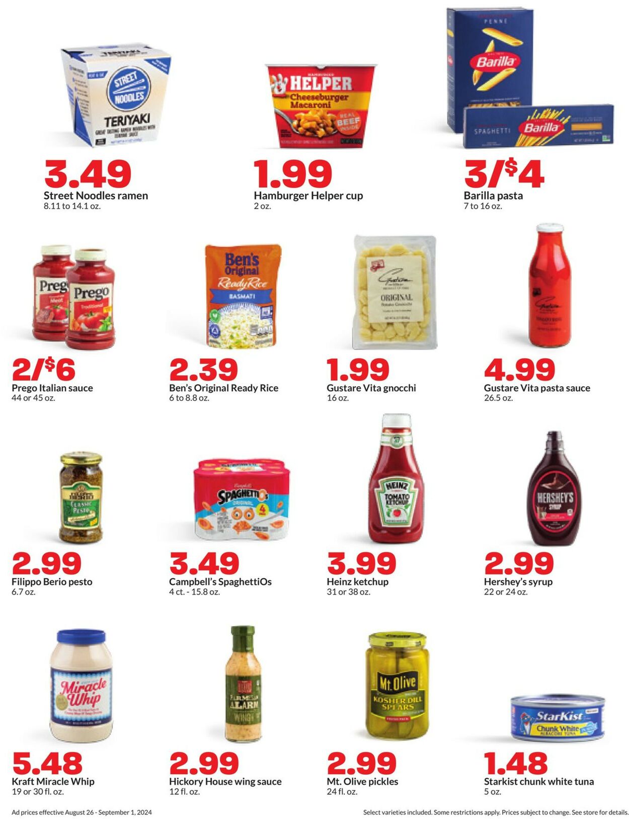 Catalogue HyVee from 08/26/2024