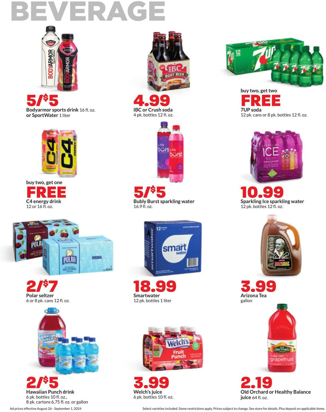 Catalogue HyVee from 08/26/2024