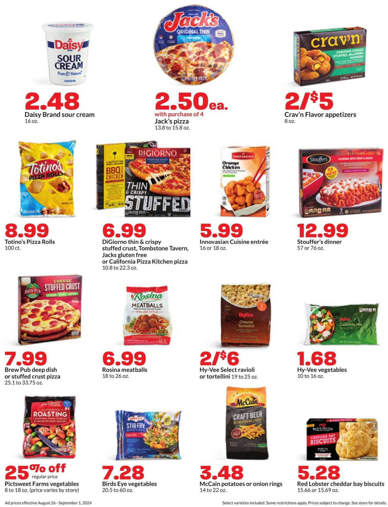 Catalogue HyVee from 08/26/2024