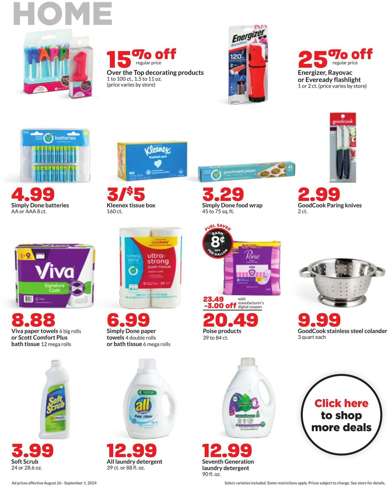 Catalogue HyVee from 08/26/2024