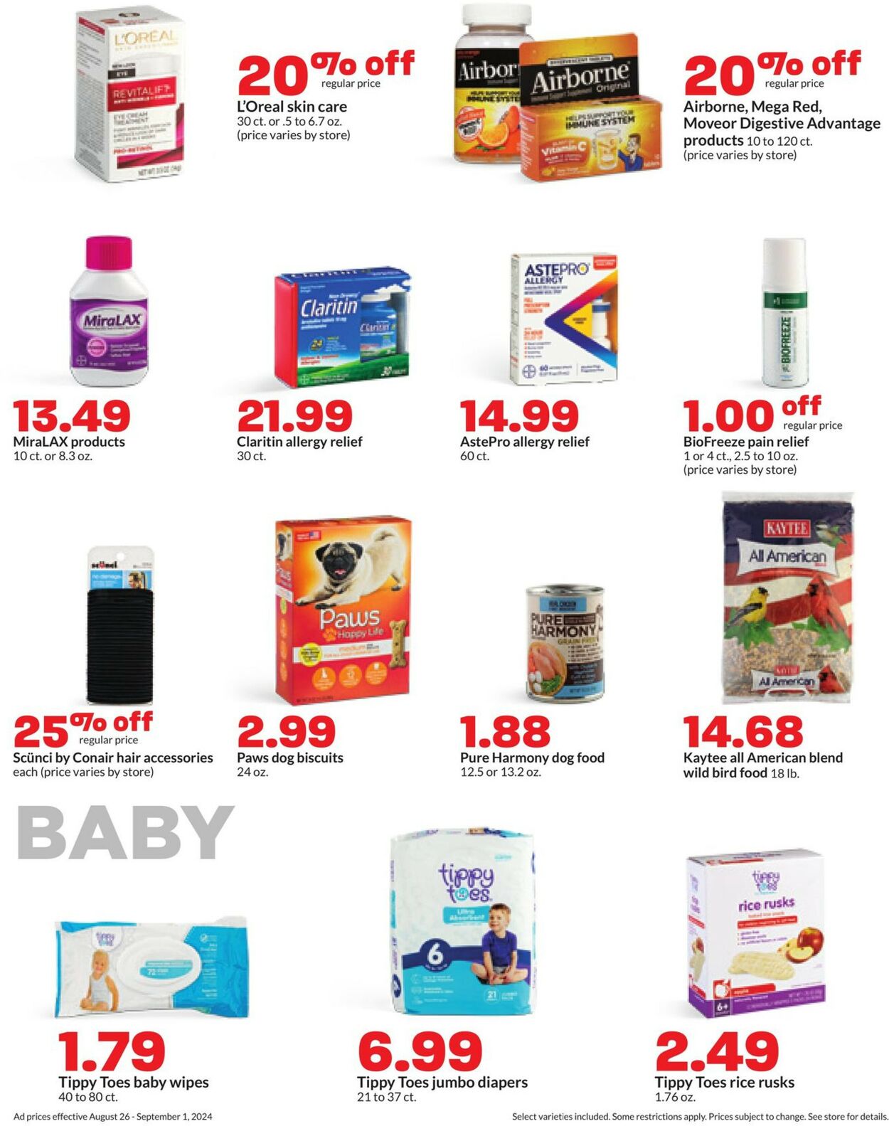 Catalogue HyVee from 08/26/2024