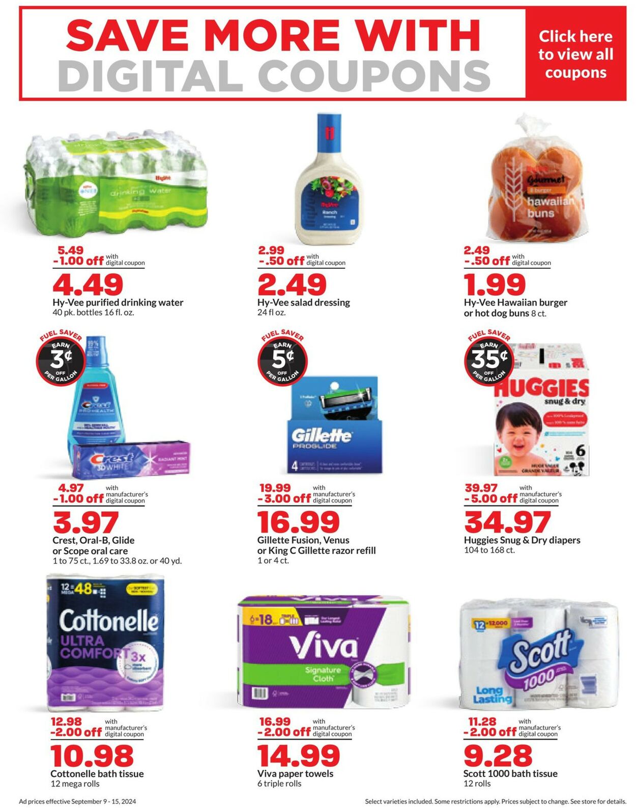 Catalogue HyVee from 09/09/2024